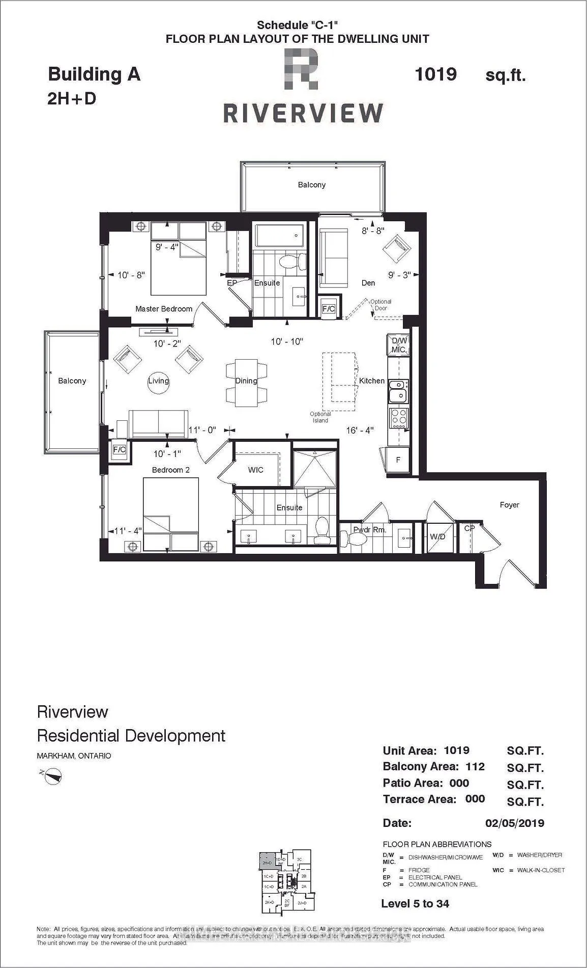 Photo 12 of Unit 2210, 8 Water Walk Drive, Markham, Unionville — HOMEH