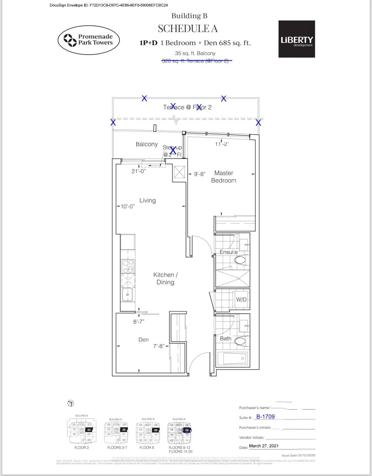 Photo 2 of Unit 1709, 50 Upper Mall Way, Vaughan, Brownridge — HOMEH