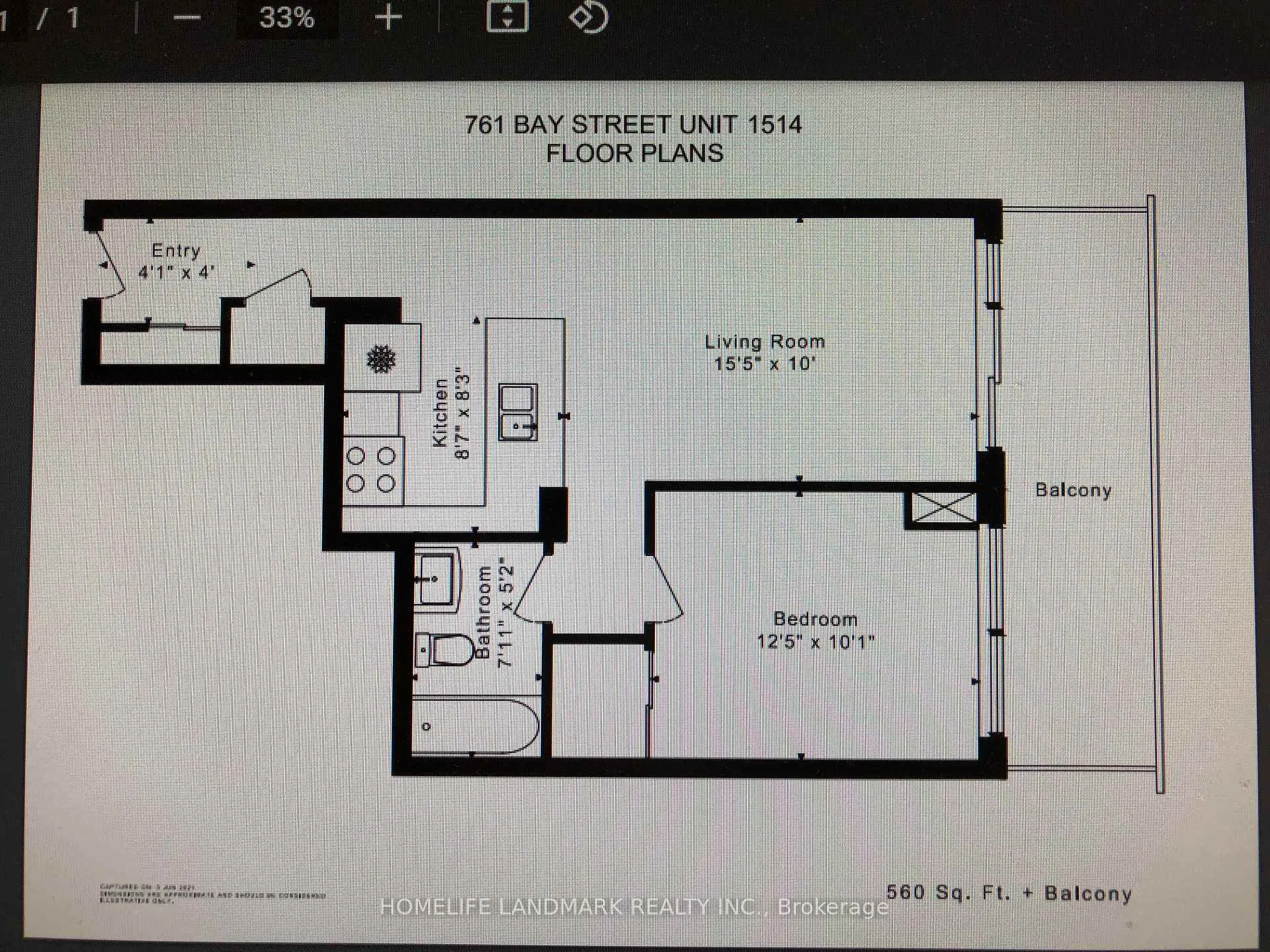Photo 8 of Unit 1514, 761 Bay Street, Toronto, Bay Street Corridor — HOMEH