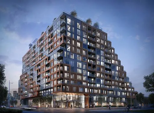 Front of Unit 814, 28 Eastern Avenue