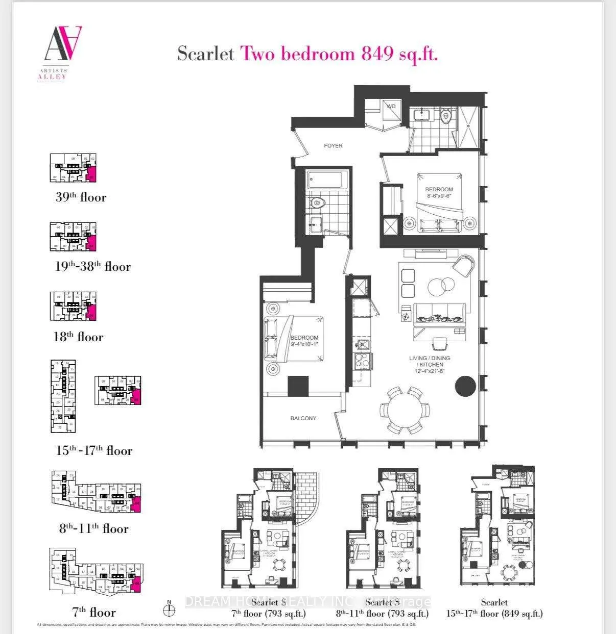 Front of Unit 3604, 238 Simcoe Street