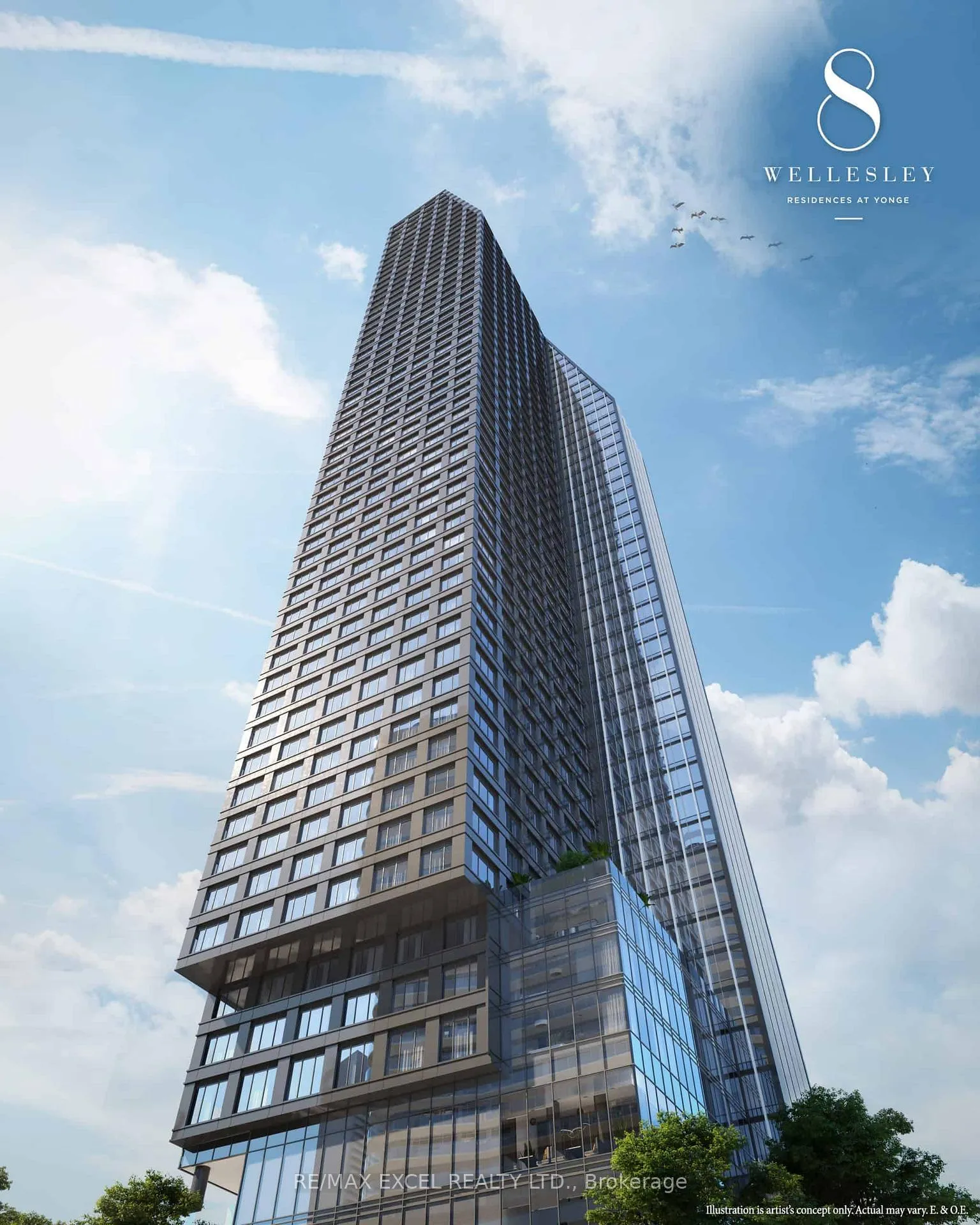 Front of Unit 5508, 8 Wellesley Street W