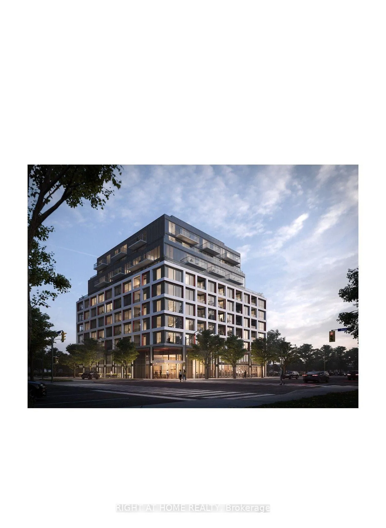 Front of Unit 902, 1195 The Queensway