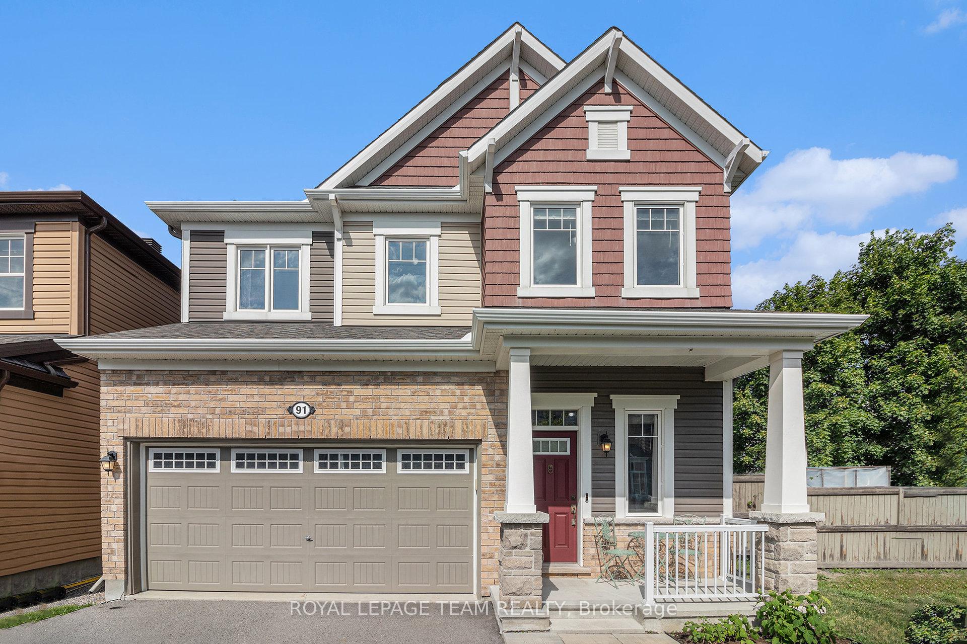 Photo 1 of 91 Damselfly Way, Ottawa, Barrhaven - Half Moon Bay — HOMEH