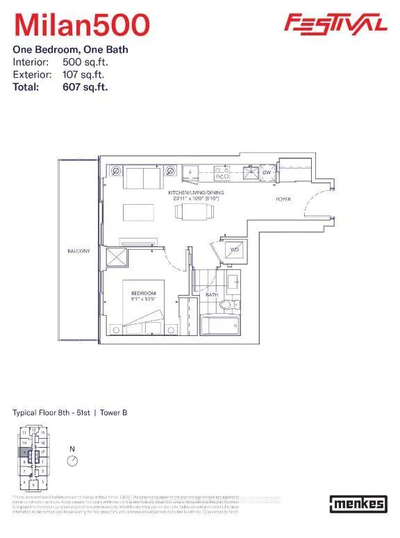 Photo 16 of Unit 3509, 195 Commerce Street, Vaughan, Vaughan Corporate Centre — HOMEH