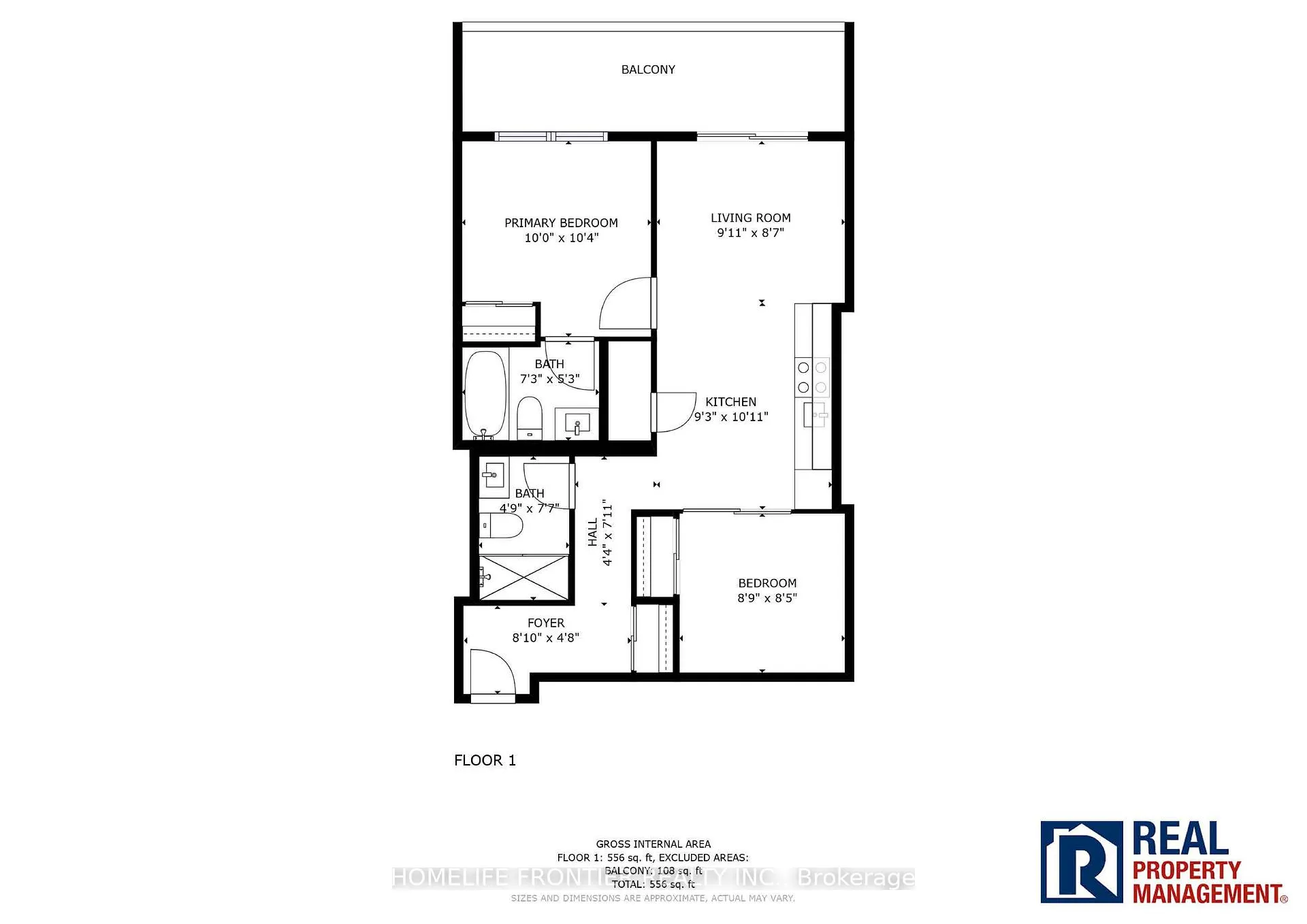 Front of Unit 603, 950 Portage Parkway