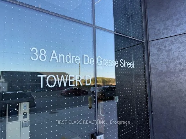 Front of Unit D615, 38 Andre De Grasse Street