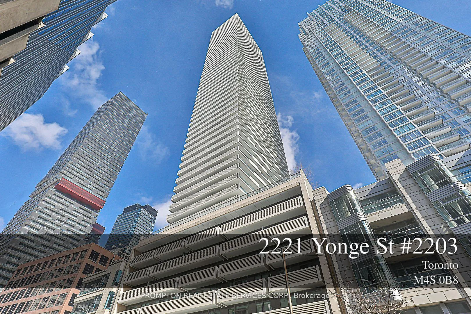 Front of Unit 2203, 2221 Yonge Street