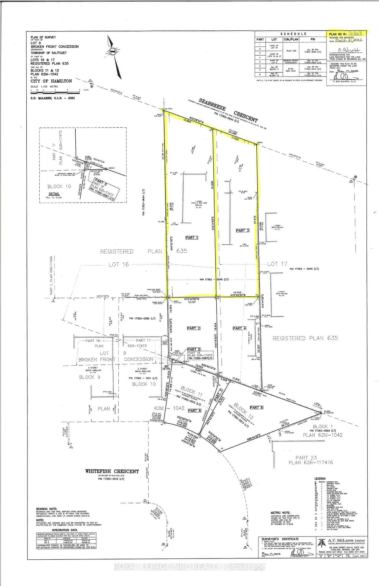 Photo 1 of Part 1 Seabreeze Crescent, Hamilton, Stoney Creek — HOMEH