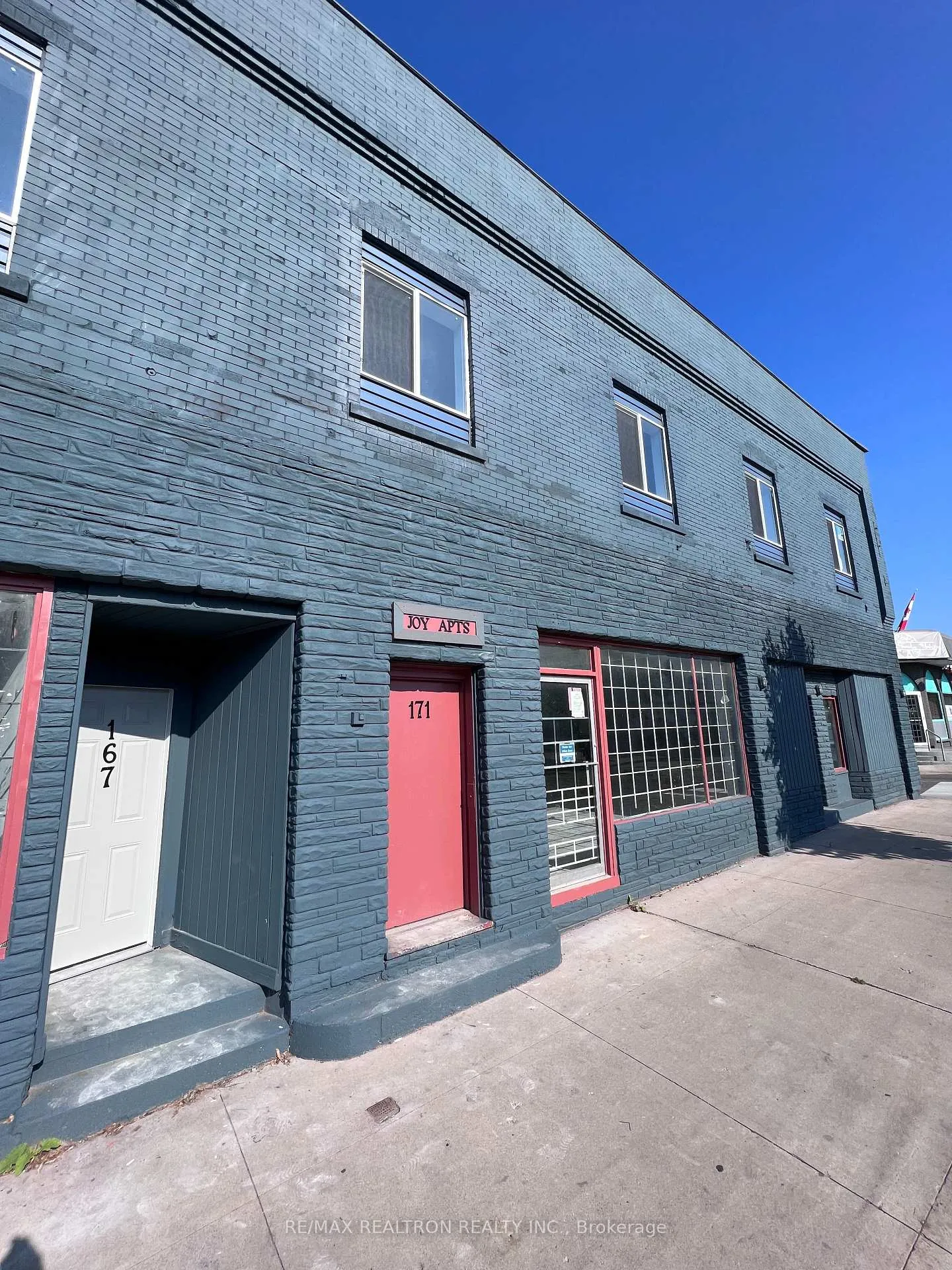 Front of 167-173 Gore Street