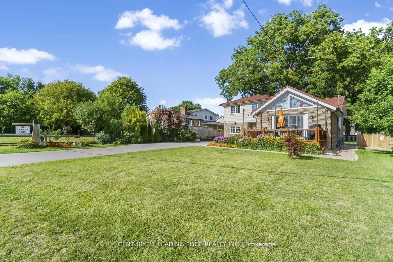 Front of 55 Lake Drive N