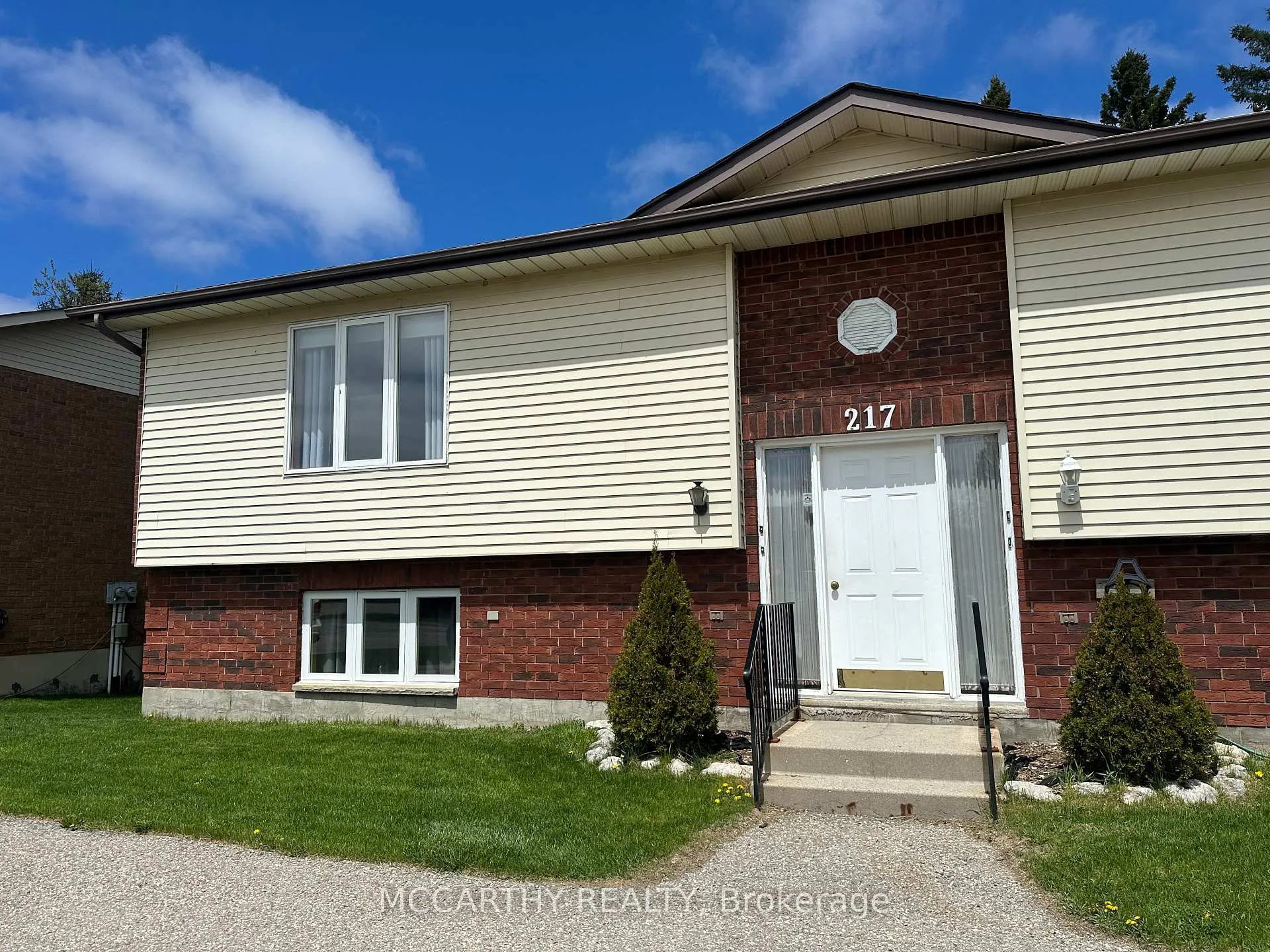 Front of Unit A, 217 Sarah Court