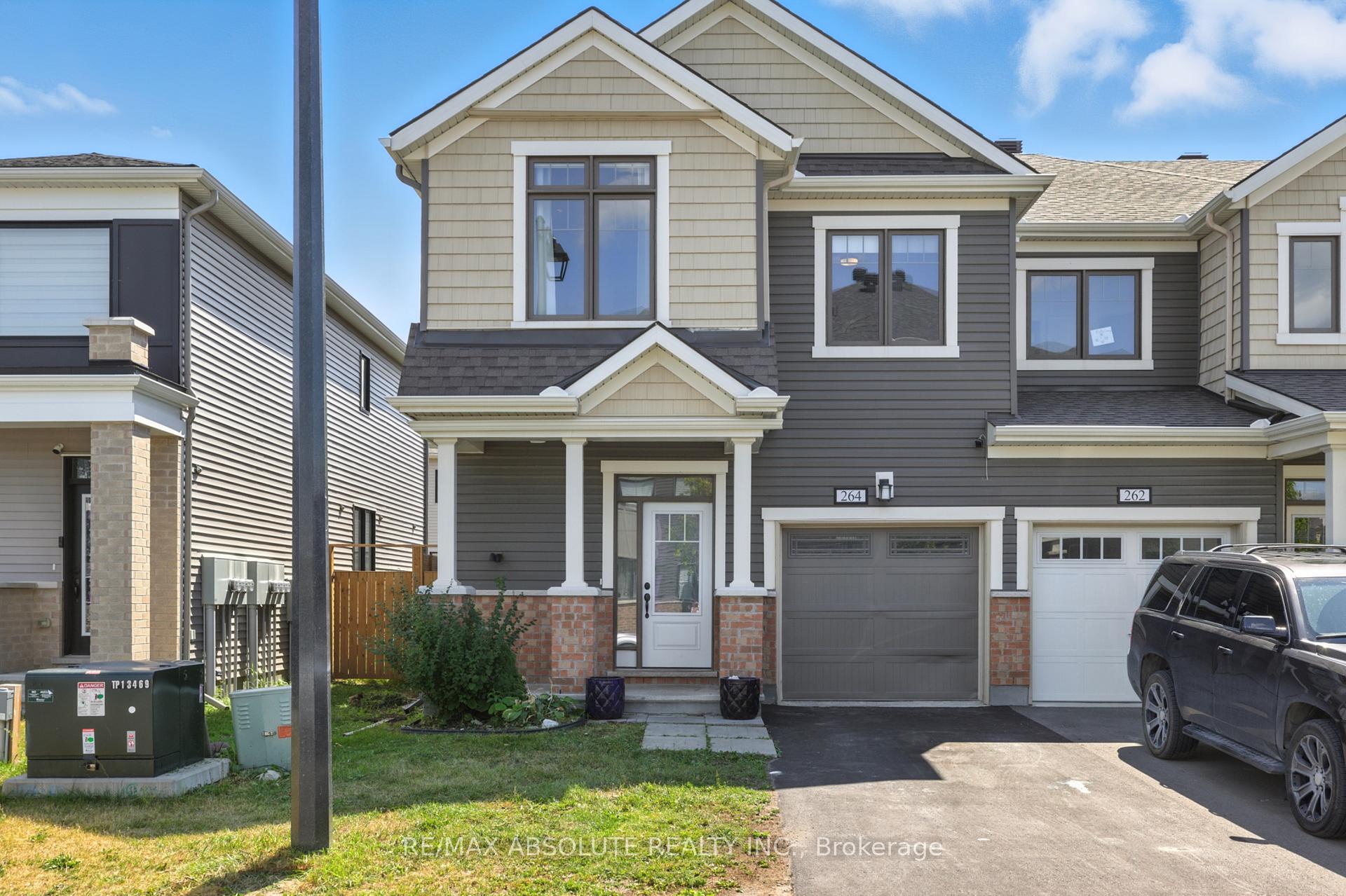Photo 1 of 264 Atima Circle, Ottawa, Barrhaven - Half Moon Bay — HOMEH