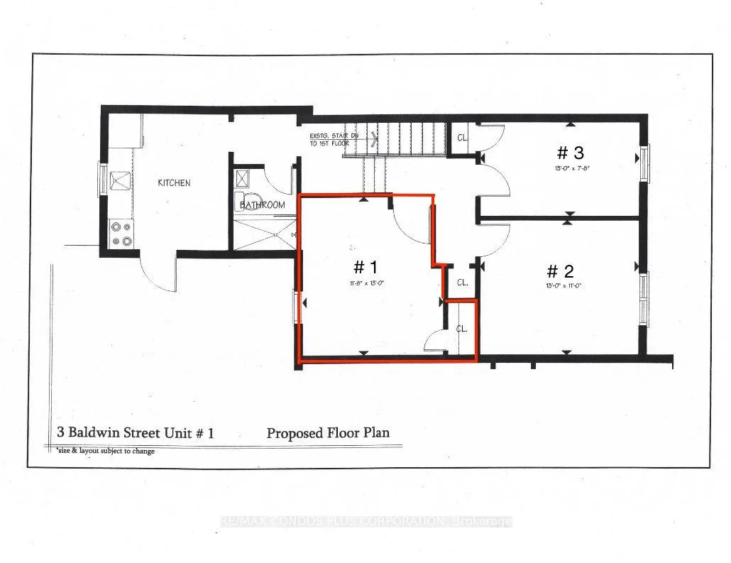 Photo 2 of Unit 1-2F, 3 Baldwin Street, Toronto, Kensington-Chinatown — HOMEH