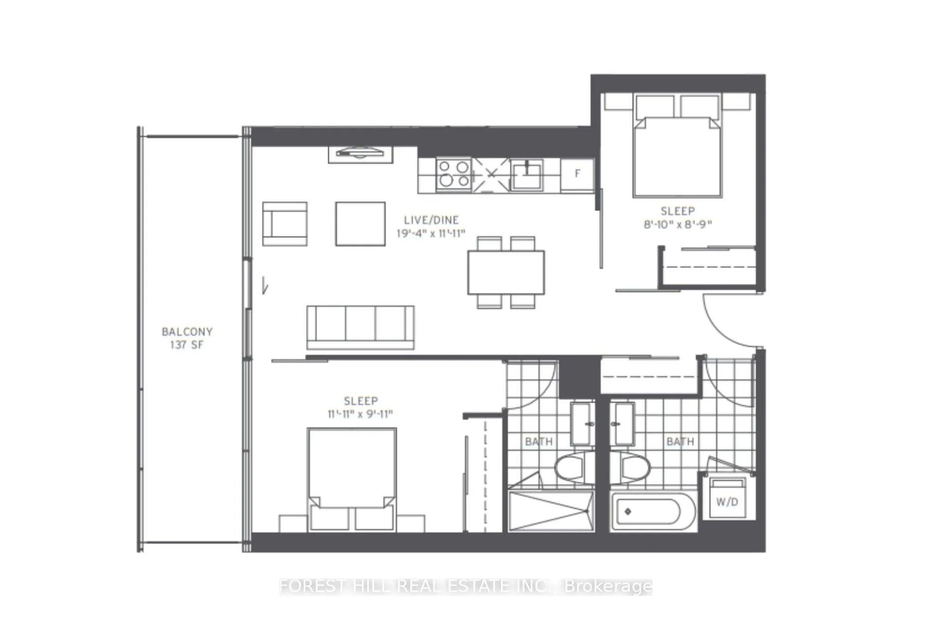 Photo 14 of Unit 2501, 185 Roehampton Avenue, Toronto, Mount Pleasant West — HOMEH