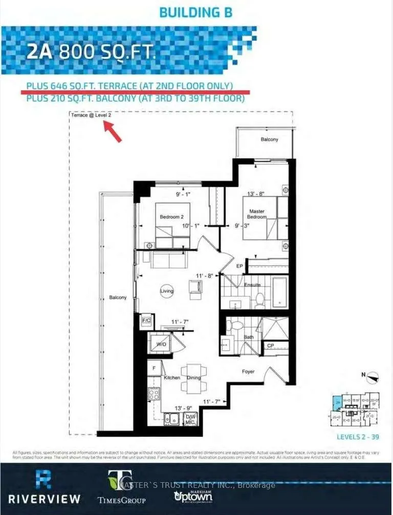 Photo 8 of Unit 209, 18 Water Walk Drive, Markham, Unionville — HOMEH