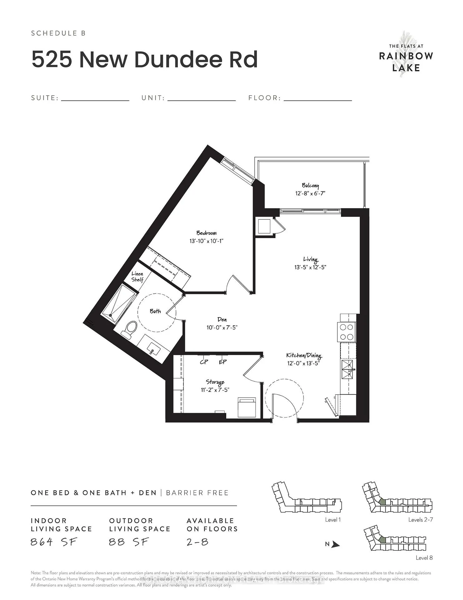 Photo 2 of Unit 608, 525 New Dundee Road, Kitchener — HOMEH