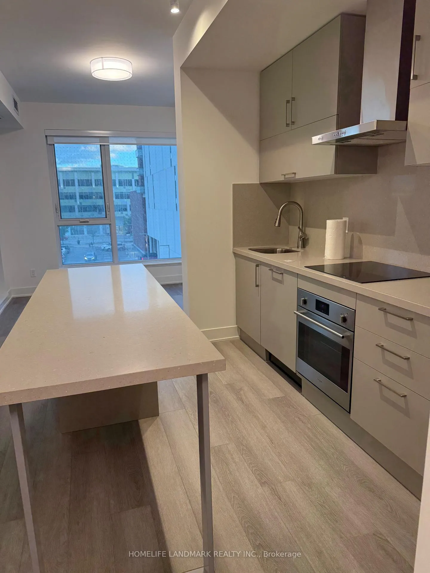 Front of Unit D417, 38 Andre De Grasse Street