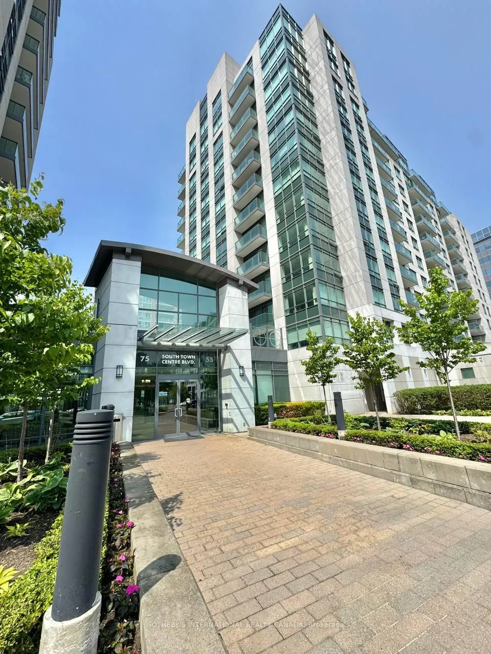 Front of Unit 1205, 55 South Town Centre Boulevard