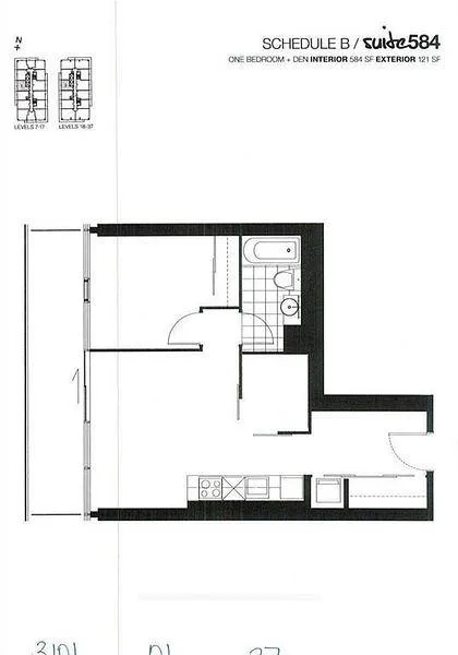 Photo 3 of Unit 3201, 161 Roehampton Avenue, Toronto, Mount Pleasant East — HOMEH
