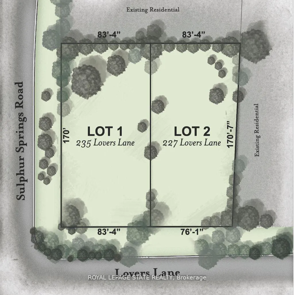 Front of 235 Lovers Lane