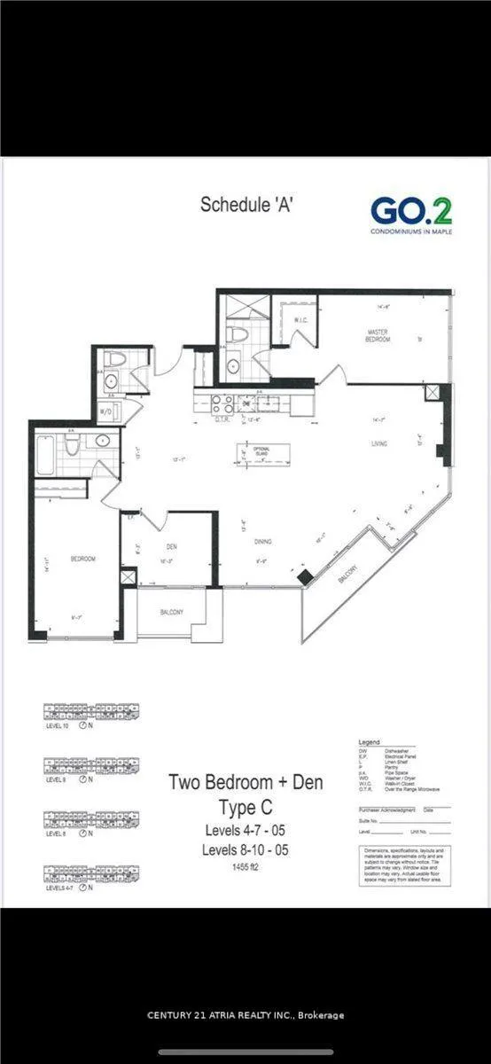 Photo 12 of Unit 605, 100 Eagle Rock Way S, Vaughan, Rural Vaughan — HOMEH