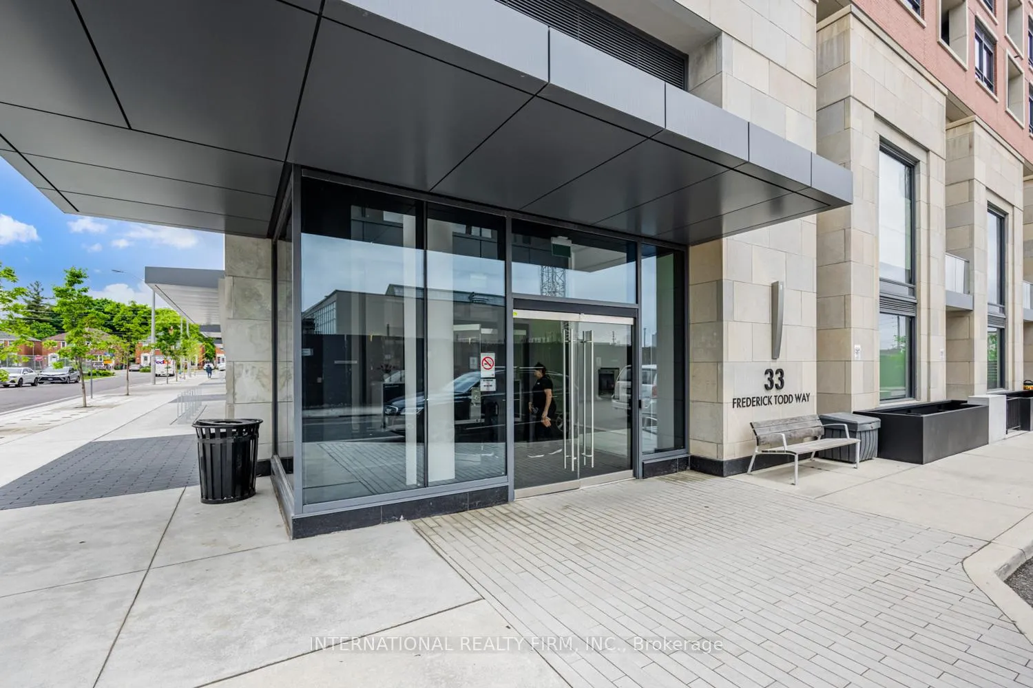 Front of Unit 207, 33 Frederick Todd Way W