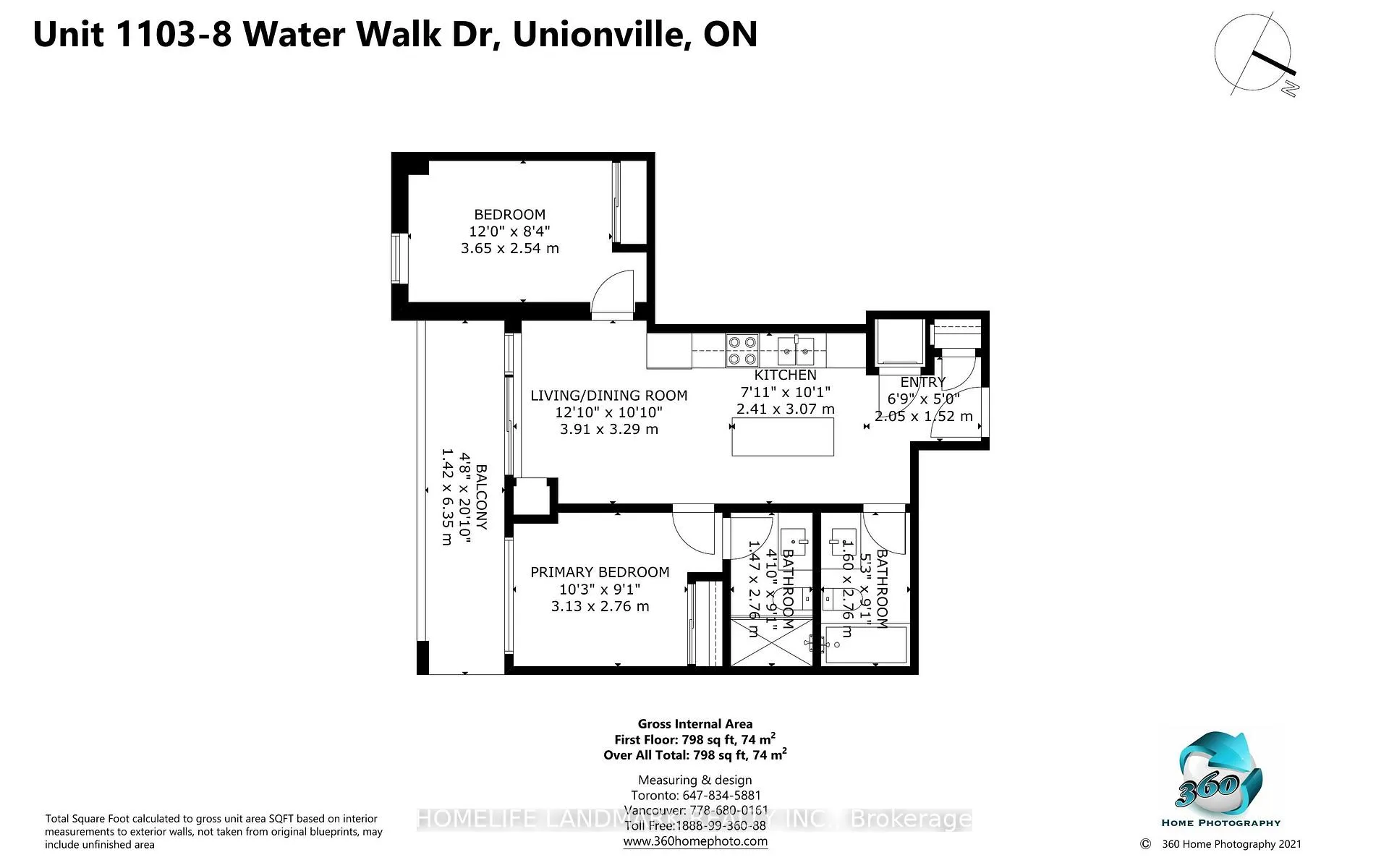 Photo 45 of Unit 1103, 8 Water Walk Drive, Markham, Unionville — HOMEH