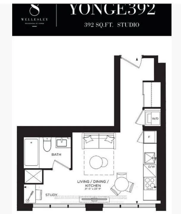 Photo 2 of Unit 1615, 8 Wellesley Street W, Toronto, Bay Street Corridor — HOMEH