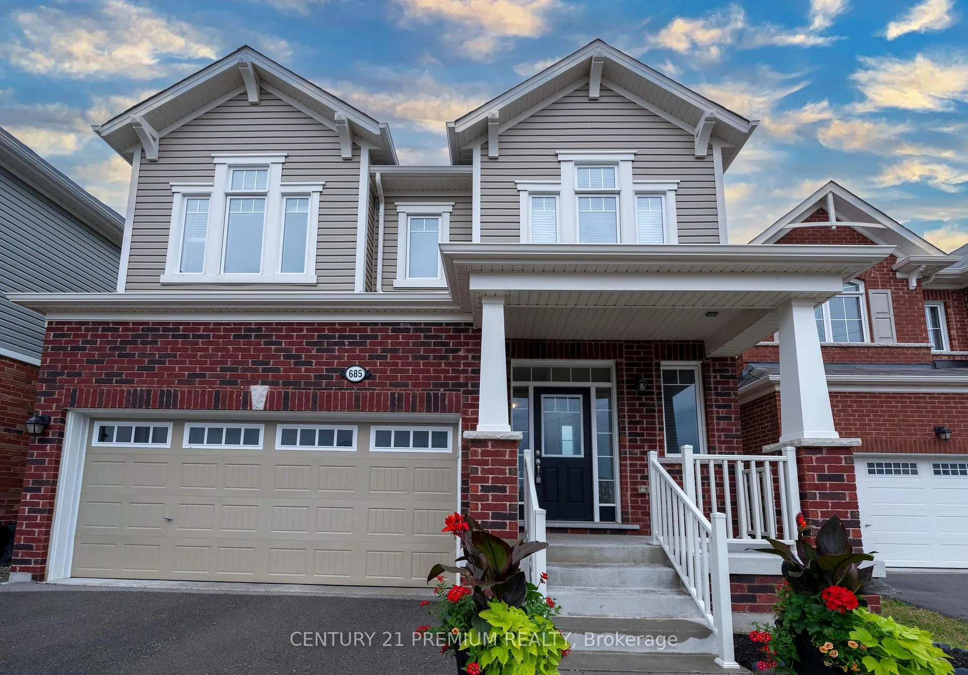 Front of 685 Doon South Drive