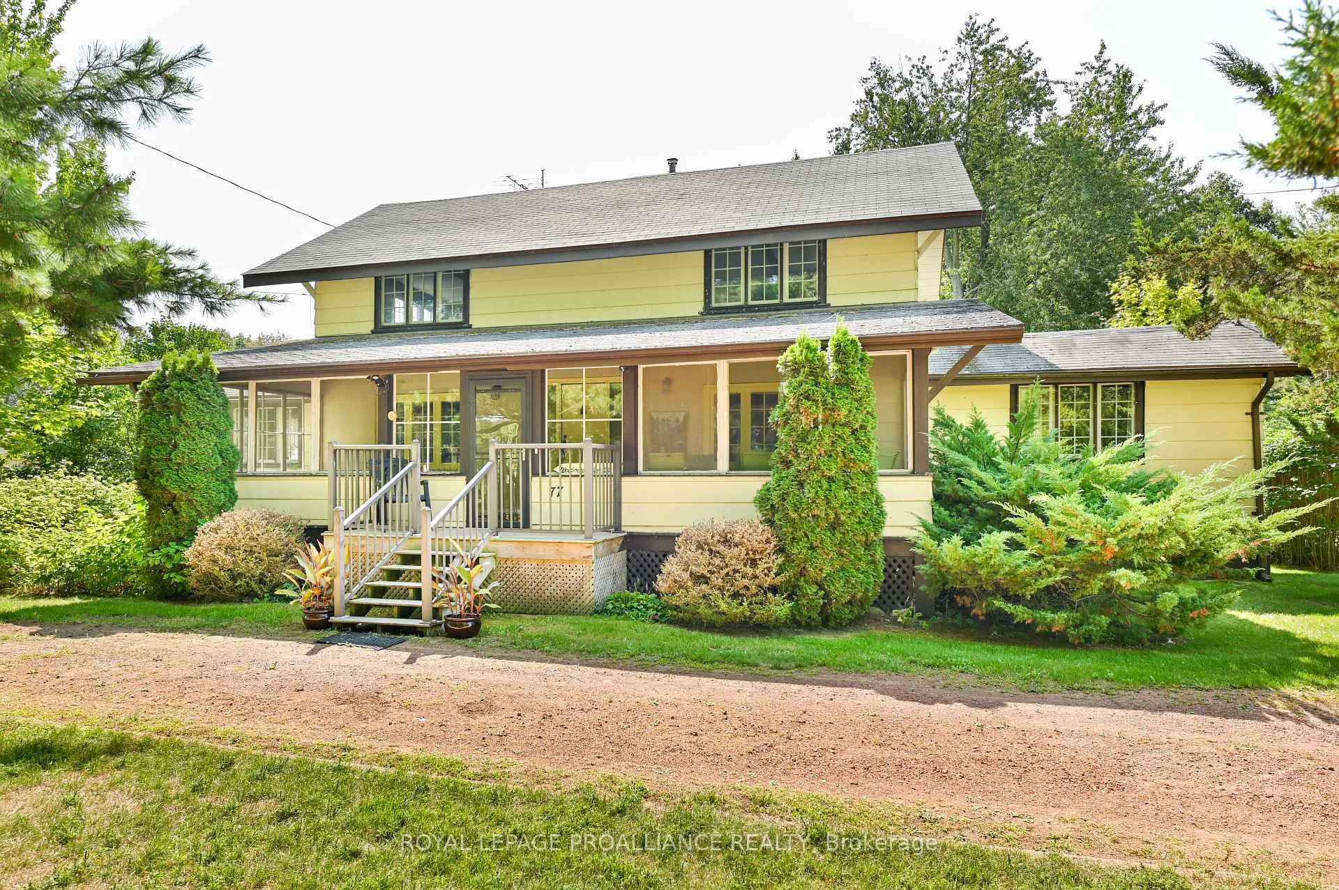 Front of 77 Bayshore Road