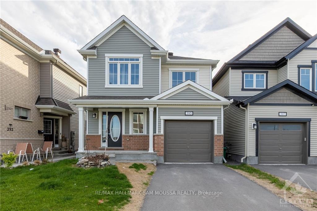 Photo 1 of 395 Aphelion Crescent, Ottawa, Barrhaven - Half Moon Bay — HOMEH