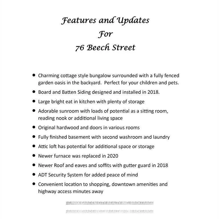 Photo 6 of 76 Beech Street, St. Catharines, Downtown — HOMEH