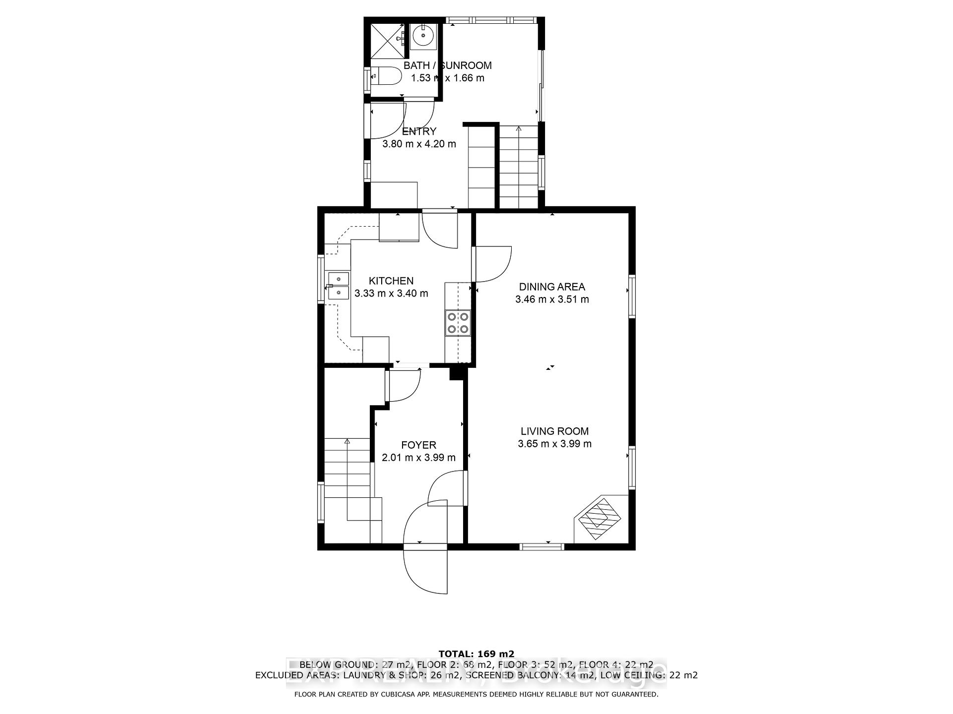 Front of 12 Elizabeth Street W