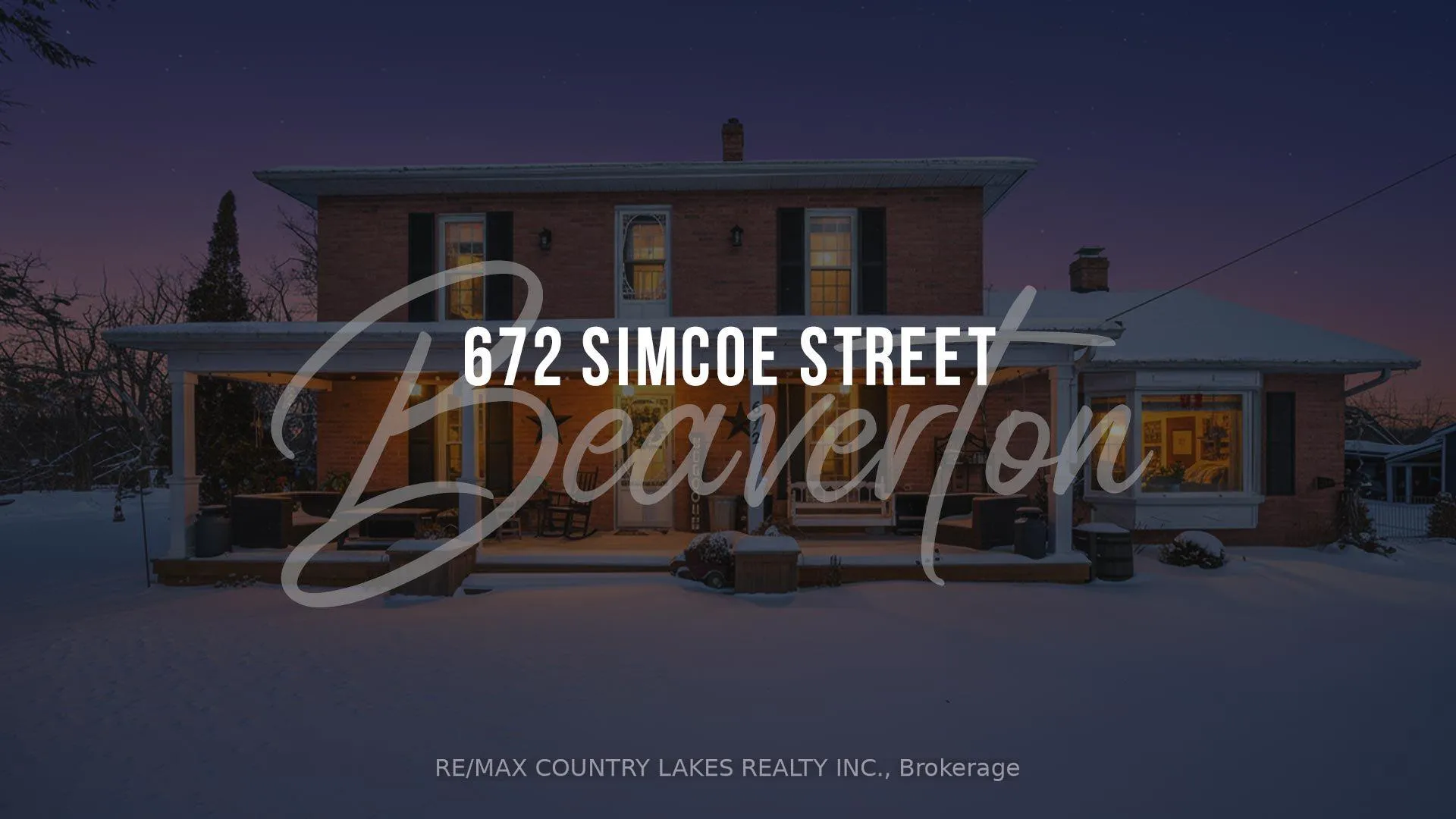 Photo 2 of 672 Simcoe Street, Brock, Beaverton — HOMEH