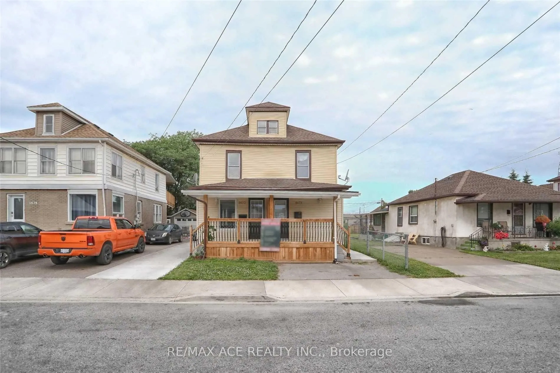 Front of 5671-5673 Desson Avenue