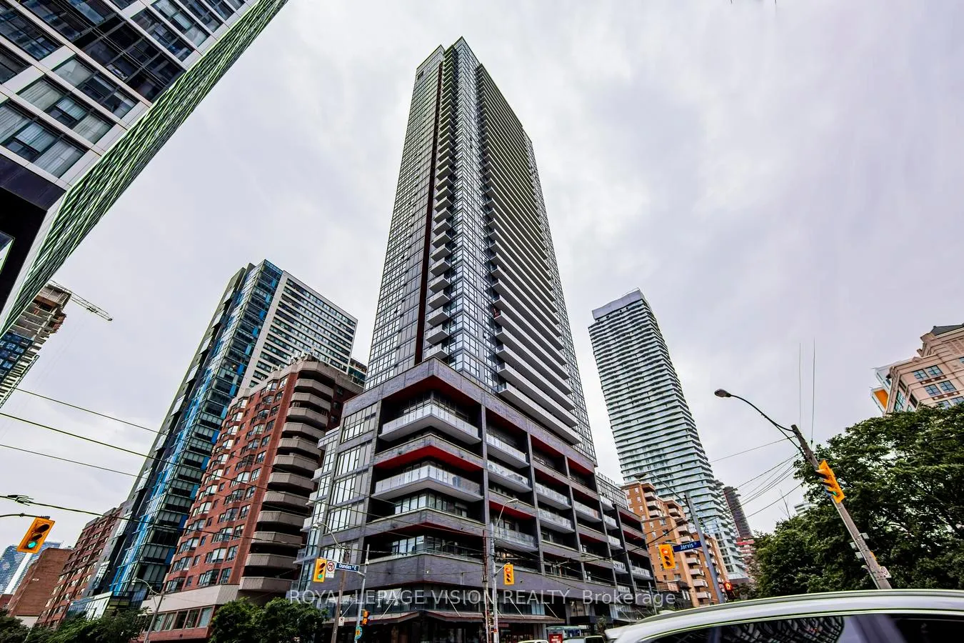 Front of Unit 2401, 159 Dundas Street E