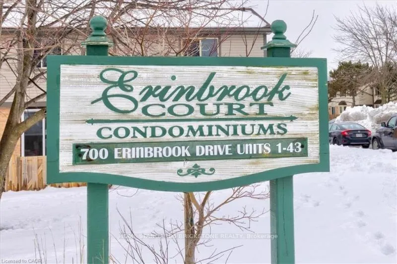 Photo 1 of Unit 10, 700 Erinbrook Drive, Kitchener — HOMEH