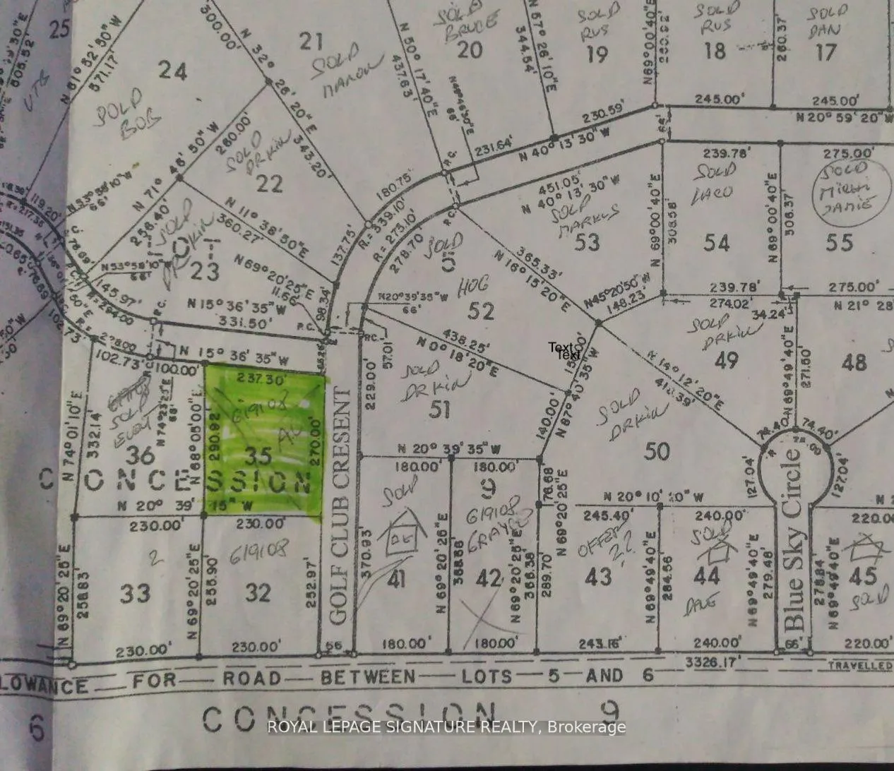 Front of Unit Lot35, 361 Echo Ridge Road
