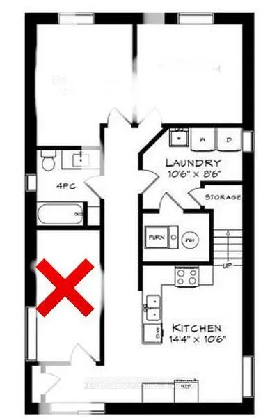 Photo 6 of Unit basement-1BR, 20 Beaucourt Road, Hamilton, Ainslie Wood — HOMEH
