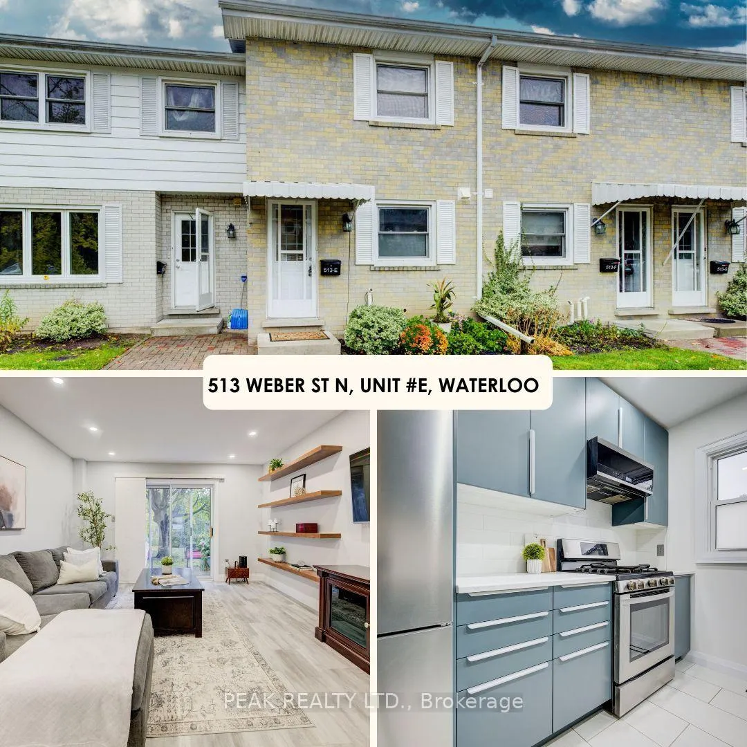 Photo 1 of Unit E, 513 Weber Street, Waterloo — HOMEH