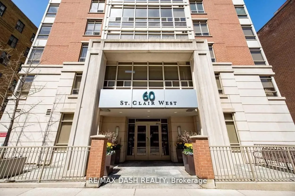 Front of Unit 207, 60 St Clair Avenue W