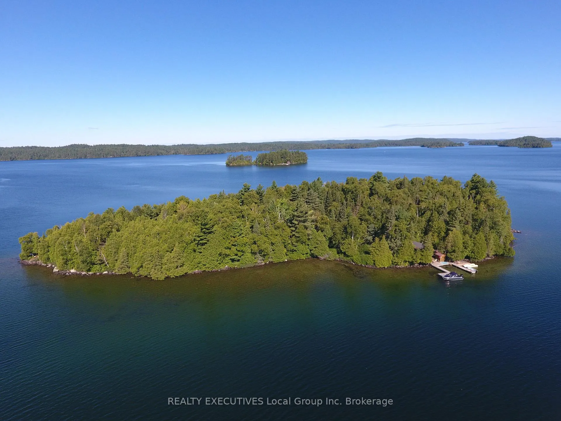Front of 855 Lake Temagami Island