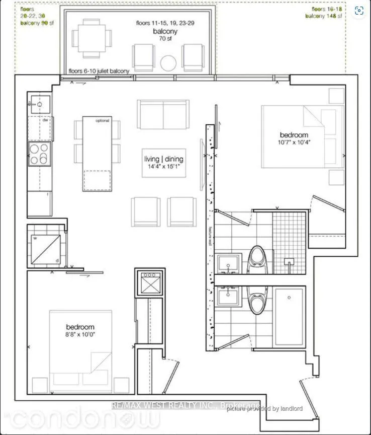 Photo 15 of Unit 805, 65 Mutual Street E, Toronto, Church-Yonge Corridor — HOMEH
