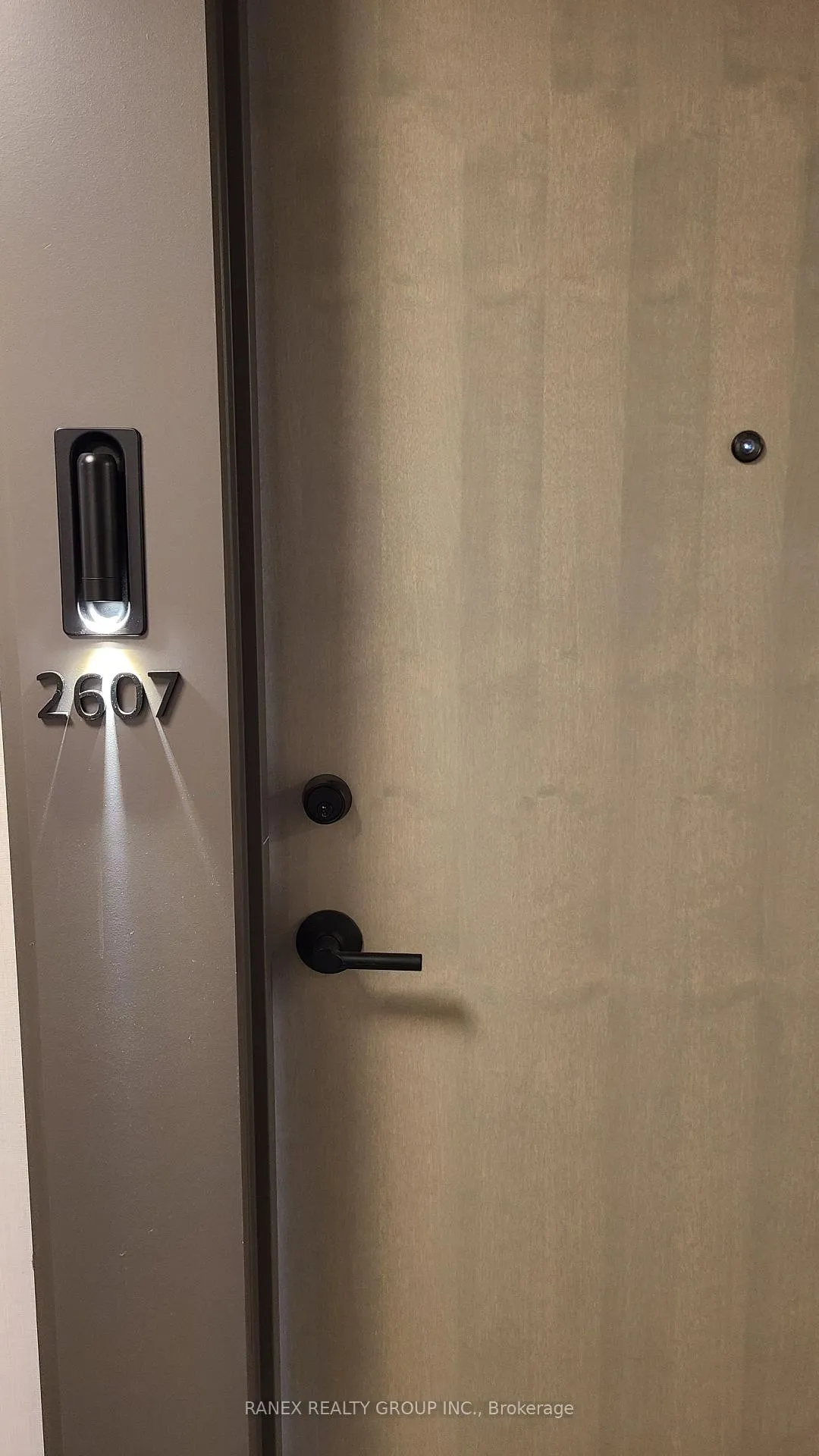 Front of Unit 2607, 130 River Street