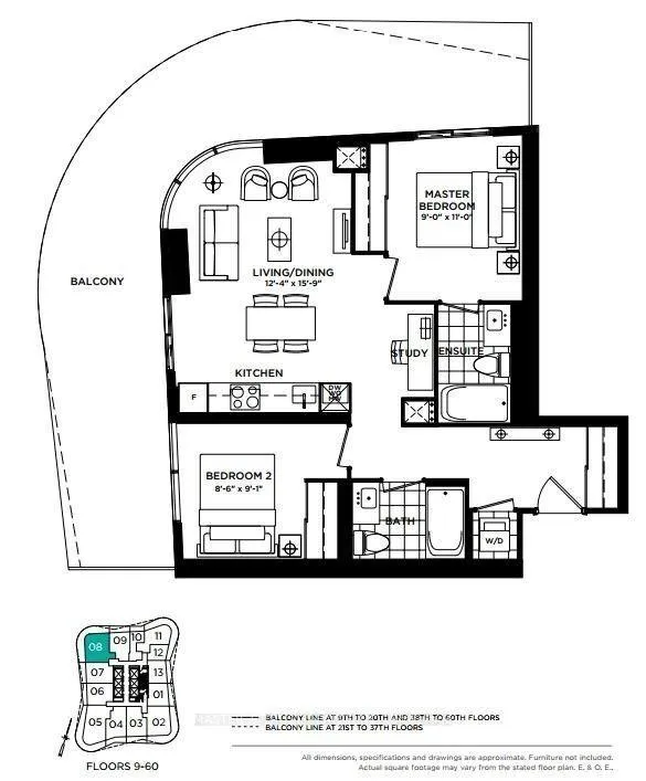 Photo 1 of Unit 808, 11 Wellesley Street W, Toronto, Bay Street Corridor — HOMEH