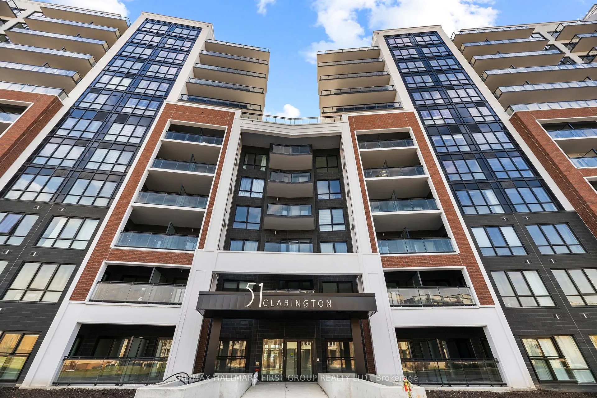 Front of Unit 902, 51 Clarington Blvd