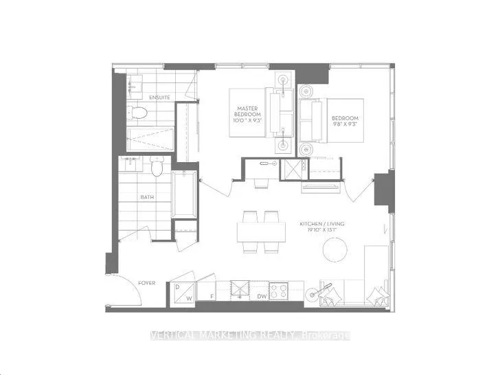 Front of Unit 1208, 8 Cumberland Street