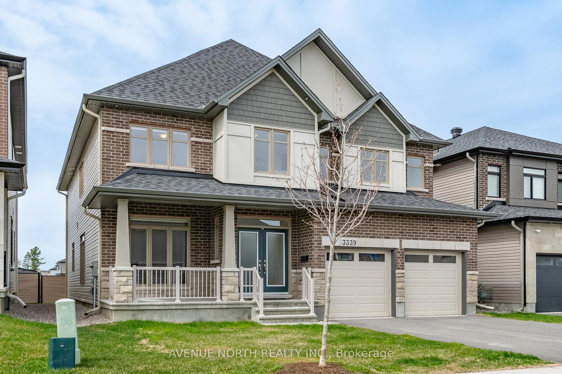 Front of Unit B, 3339 Findlay Creek Drive