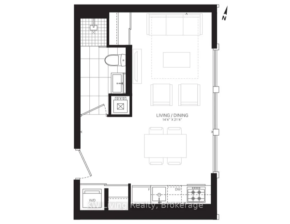 Front of Unit 406, 17 Dundonald Street
